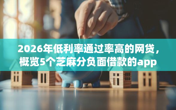 2026年低利率通过率高的网贷，概览5个芝麻分负面借款的app