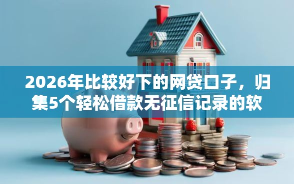 2026年比较好下的网贷口子,归集5个轻松借款无征信记录的软件 2026年比较好下的网贷口子,归集5个轻松借款无征信记录的软件