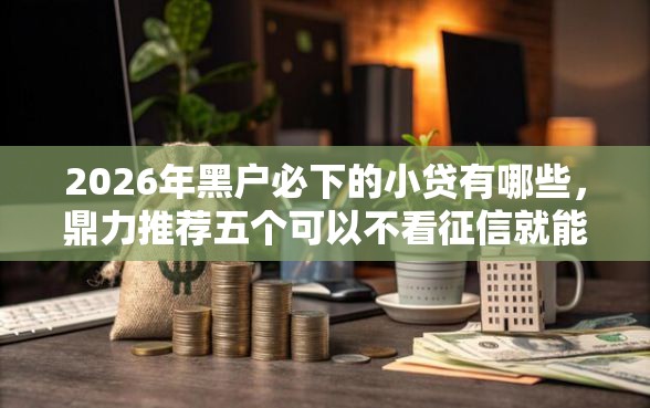 2026年黑户必下的小贷有哪些，鼎力推荐五个可以不看征信就能下款的软件