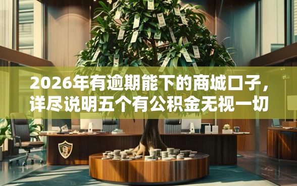 2026年有逾期能下的商城口子，详尽说明五个有公积金无视一切的口子