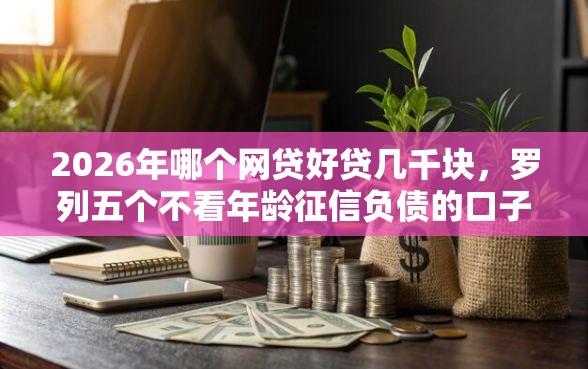 2026年哪个网贷好贷几千块，罗列五个不看年龄征信负债的口子