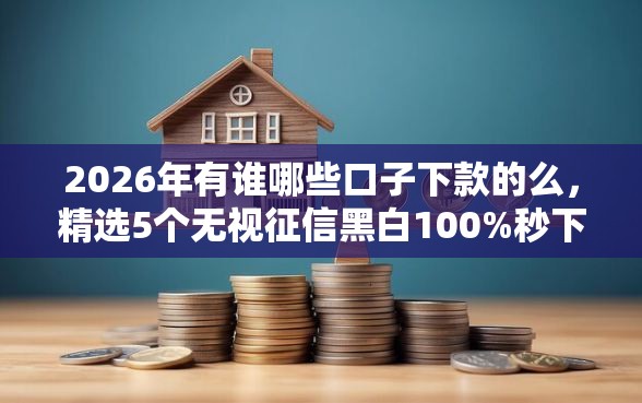 2026年有谁哪些口子下款的么，精选5个无视征信黑白100%秒下平台