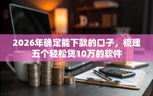 2026年确定能下款的口子，梳理五个轻松贷10万的软件