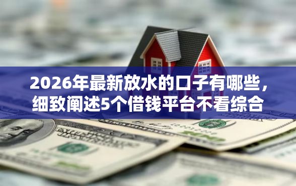 2026年最新放水的口子有哪些，细致阐述5个借钱平台不看综合评估的平台