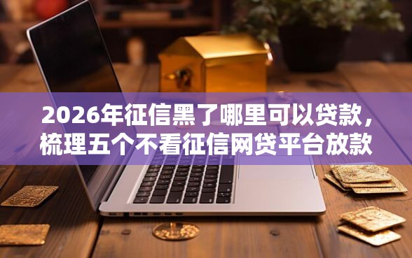 2026年征信黑了哪里可以贷款，梳理五个不看征信网贷平台放款快的软件