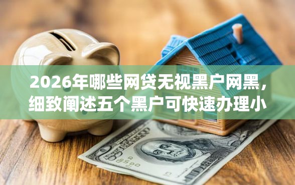 2026年哪些网贷无视黑户网黑，细致阐述五个黑户可快速办理小额贷款业务的app