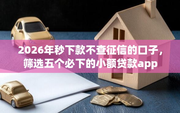 2026年秒下款不查征信的口子，筛选五个必下的小额贷款app