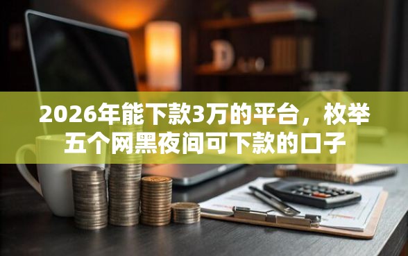 2026年能下款3万的平台,枚举五个网黑夜间可下款的口子 2026年能下款3万的平台,枚举五个网黑夜间可下款的口子