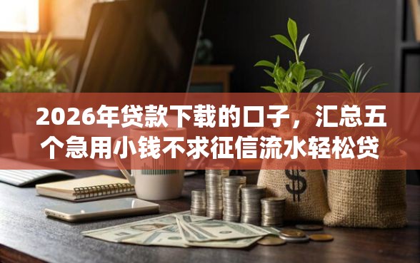 2026年贷款下载的口子，汇总五个急用小钱不求征信流水轻松贷的app