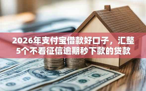 2026年支付宝借款好口子，汇整5个不看征信逾期秒下款的贷款