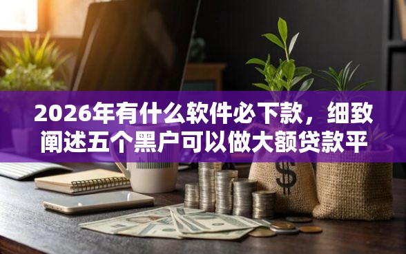 2026年有什么软件必下款，细致阐述五个黑户可以做大额贷款平台