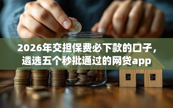 2026年交担保费必下款的口子，遴选五个秒批通过的网贷app
