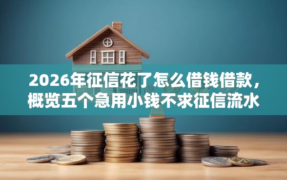2026年征信花了怎么借钱借款，概览五个急用小钱不求征信流水轻松贷的口子