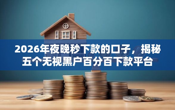 2026年夜晚秒下款的口子，揭秘五个无视黑户百分百下款平台
