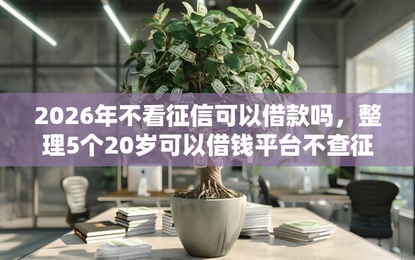 2026年不看征信可以借款吗,整理5个20岁可以借钱平台不查征信的平台 2026年不看征信可以借款吗,整理5个20岁可以借钱平台不查征信的平台