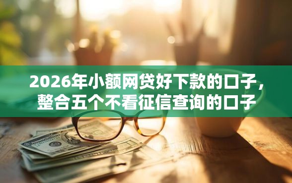 2026年小额网贷好下款的口子，整合五个不看征信查询的口子