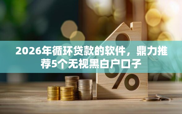 2026年循环贷款的软件，鼎力推荐5个无视黑白户口子