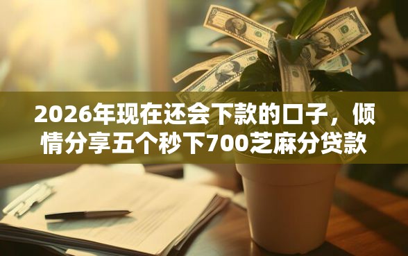 2026年现在还会下款的口子，倾情分享五个秒下700芝麻分贷款平台