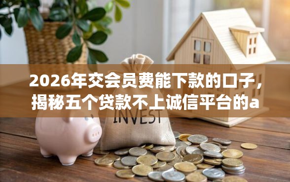 2026年交会员费能下款的口子，揭秘五个贷款不上诚信平台的app
