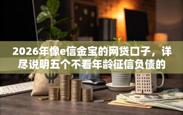 2026年像e信金宝的网贷口子，详尽说明五个不看年龄征信负债的软件