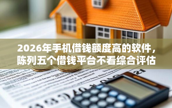 2026年手机借钱额度高的软件，陈列五个借钱平台不看综合评估的口子