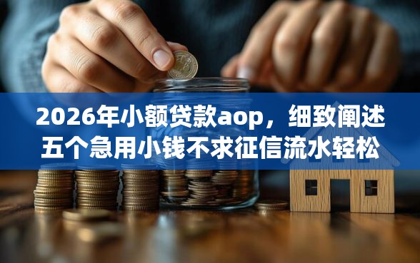 2026年小额贷款aop，细致阐述五个急用小钱不求征信流水轻松贷的口子