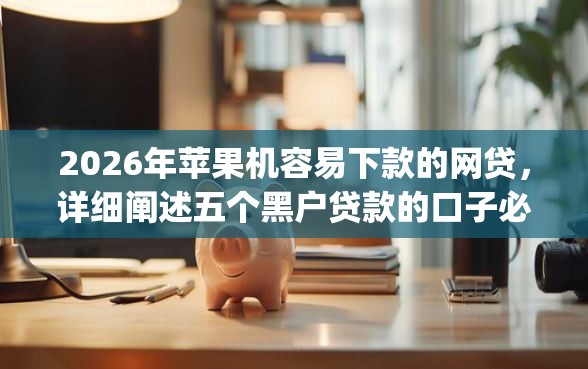 2026年苹果机容易下款的网贷，详细阐述五个黑户贷款的口子必下app