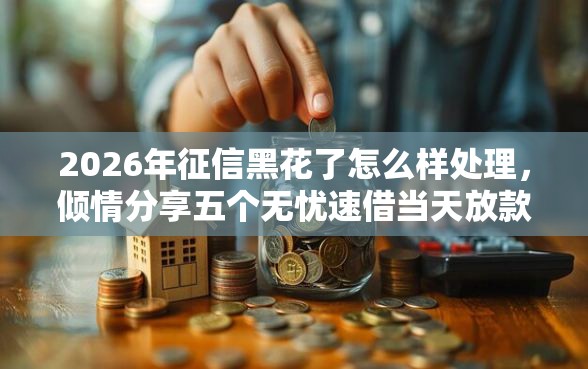 2026年征信黑花了怎么样处理,倾情分享五个无忧速借当天放款的口子 2026年征信黑花了怎么样处理,倾情分享五个无忧速借当天放款的口子