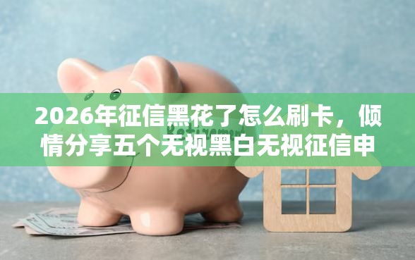 2026年征信黑花了怎么刷卡，倾情分享五个无视黑白无视征信申请就下款的平台