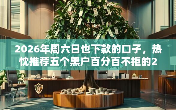 2026年周六日也下款的口子,热忱推荐五个黑户百分百不拒的2000借款口子 2026年周六日也下款的口子,热忱推荐五个黑户百分百不拒的2000借款口子