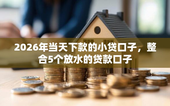 2026年当天下款的小贷口子,整合5个放水的贷款口子 2026年当天下款的小贷口子,整合5个放水的贷款口子