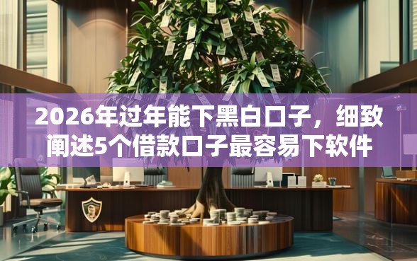 2026年过年能下黑白口子，细致阐述5个借款口子最容易下软件
