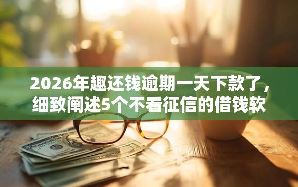 2026年趣还钱逾期一天下款了，细致阐述5个不看征信的借钱软件