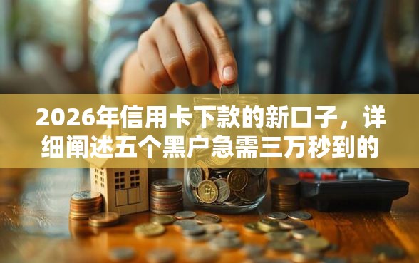 2026年信用卡下款的新口子，详细阐述五个黑户急需三万秒到的的平台