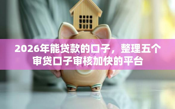 2026年能贷款的口子,整理五个审贷口子审核加快的平台 2026年能贷款的口子,整理五个审贷口子审核加快的平台