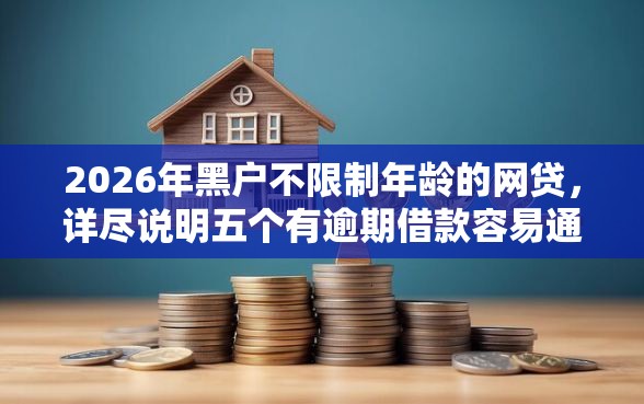 2026年黑户不限制年龄的网贷，详尽说明五个有逾期借款容易通过的软件