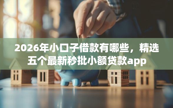 2026年小口子借款有哪些，精选五个最新秒批小额贷款app