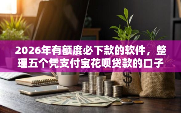 2026年有额度必下款的软件，整理五个凭支付宝花呗贷款的口子