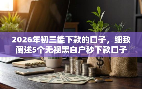 2026年初三能下款的口子，细致阐述5个无视黑白户秒下款口子软件