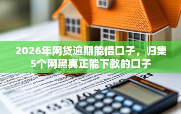 2026年网贷逾期能借口子，归集5个网黑真正能下款的口子