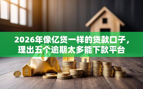 2026年像亿贷一样的贷款口子，理出五个逾期太多能下款平台