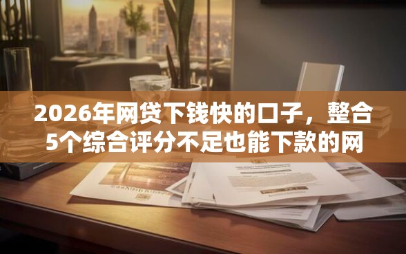 2026年网贷下钱快的口子,整合5个综合评分不足也能下款的网贷 2026年网贷下钱快的口子,整合5个综合评分不足也能下款的网贷