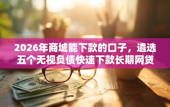 2026年商城能下款的口子，遴选五个无视负债快速下款长期网贷的口子
