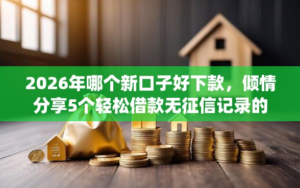 2026年哪个新口子好下款，倾情分享5个轻松借款无征信记录的app