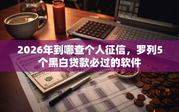 2026年到哪查个人征信，罗列5个黑白贷款必过的软件