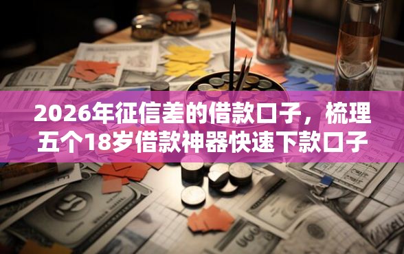 2026年征信差的借款口子，梳理五个18岁借款神器快速下款口子