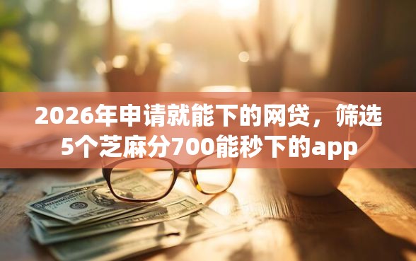 2026年申请就能下的网贷,筛选5个芝麻分700能秒下的app 2026年申请就能下的网贷,筛选5个芝麻分700能秒下的app