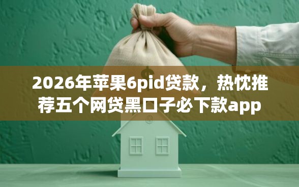 2026年苹果6pid贷款，热忱推荐五个网贷黑口子必下款app