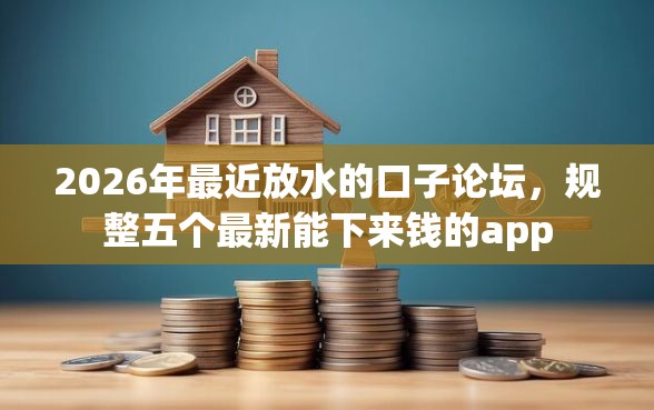 2026年最近放水的口子论坛，规整五个最新能下来钱的app