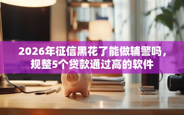 2026年征信黑花了能做辅警吗，规整5个贷款通过高的软件